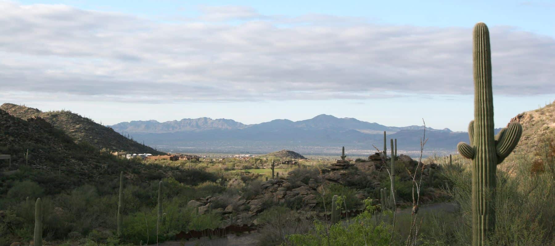 aerial and wide view of marana az